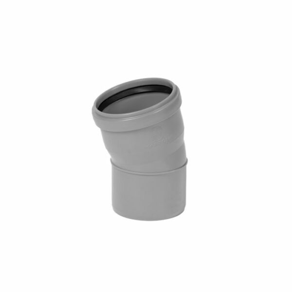 Coude 15° M/F 125  Benor gris