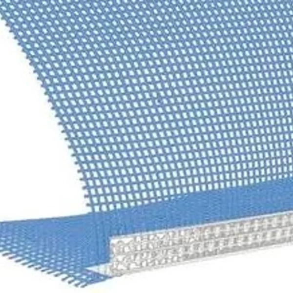 Cornière Arrêt Fibre Bleu