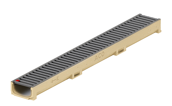 Caniveau Euroline mini 60 grille Anthracite ACO