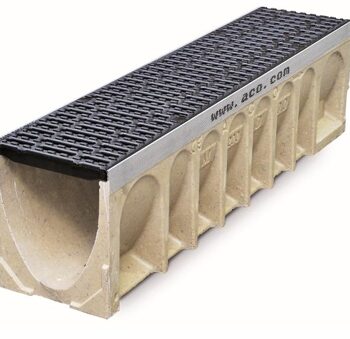 Caniveau multidrain MD200 grille fonte ACO